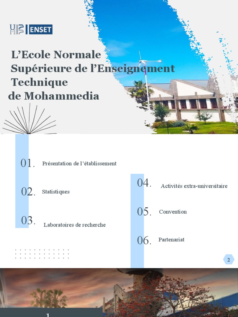 Présentation ENSET | PDF