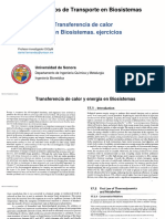 5.2. Transferencia de Calorr en Biosistemas - Ejercicios