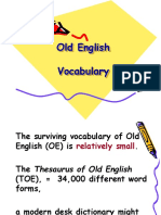 Old English Vocabulary2021
