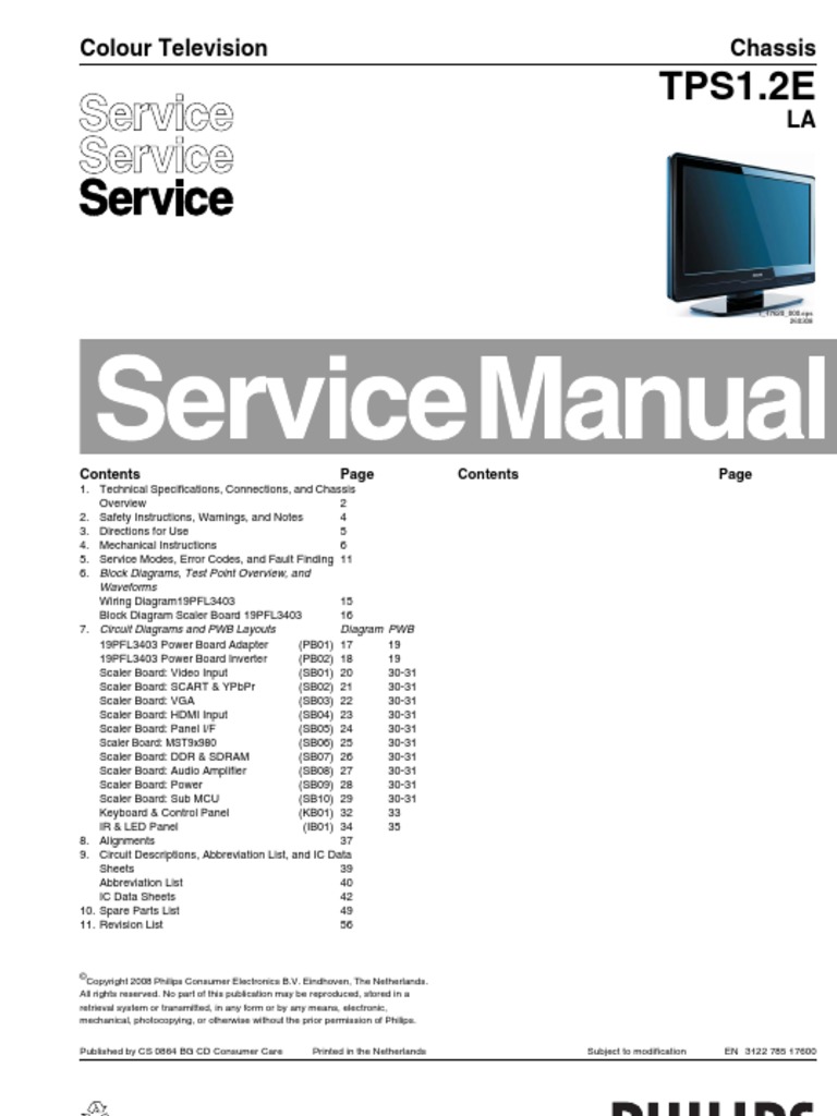 Philips Tps1.2ela 312278517600 | PDF | Soldering | Solder