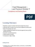 Module V - Compliance & Dealing Room