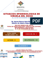 Situación de Viruela Del Mono, 22-11-2022