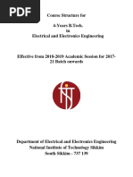 B.Tech. Course Structure - EE