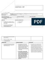 UNIP - Plano de aula de iniciação às lutas para crianças de 8 a 12 anos