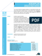 fICHA TÉCNICA AQUAPLUG DE RETEX