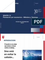 PPT S13 - Planeamiento Por Escenarios-Métodos y Técnicas