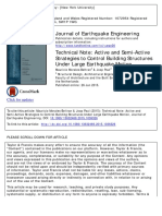 Technical Note - Active and Semi-Active Strategies To Control Building Structures Under Large Earthquake Motion - 2015 - M