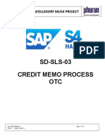 SD-SLS-03 - Credit Memo - OTC