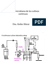 Cinética Microbiana Cultivos Continuos