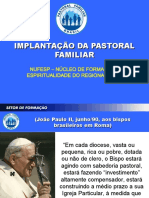 Apresentação1_NUFESP_Implantacao da Pastoral Famiiliar_10slides
