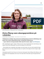 Elvira Öberg Vann Säsongspremiären På Rullskidor - SVT Sport