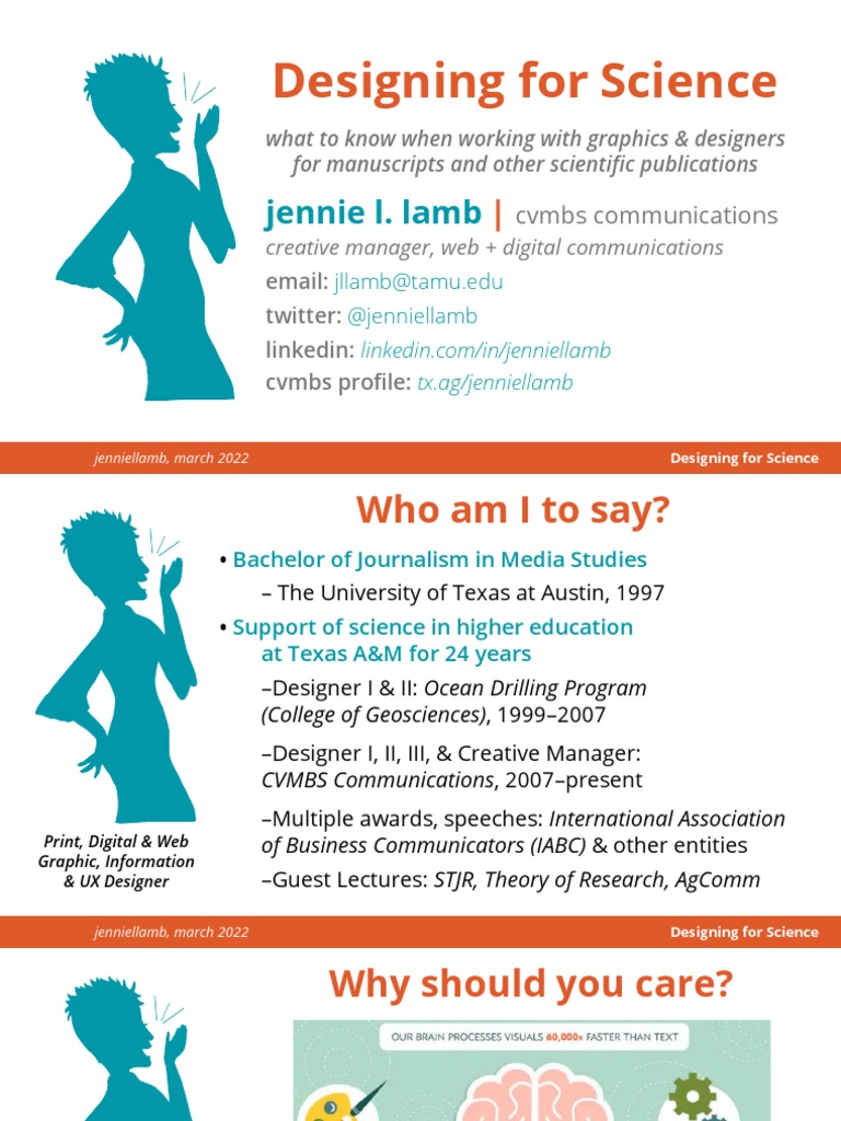 Designing For Science 032322 | PDF | Communication Design | Imaging