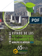 Pub Informe Estado de Los Recursos Naturales y Del Ambiente Municipio de Medellin 2014