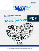 Unidad 3 - Habilidad Verbal Estudiante 2023-I