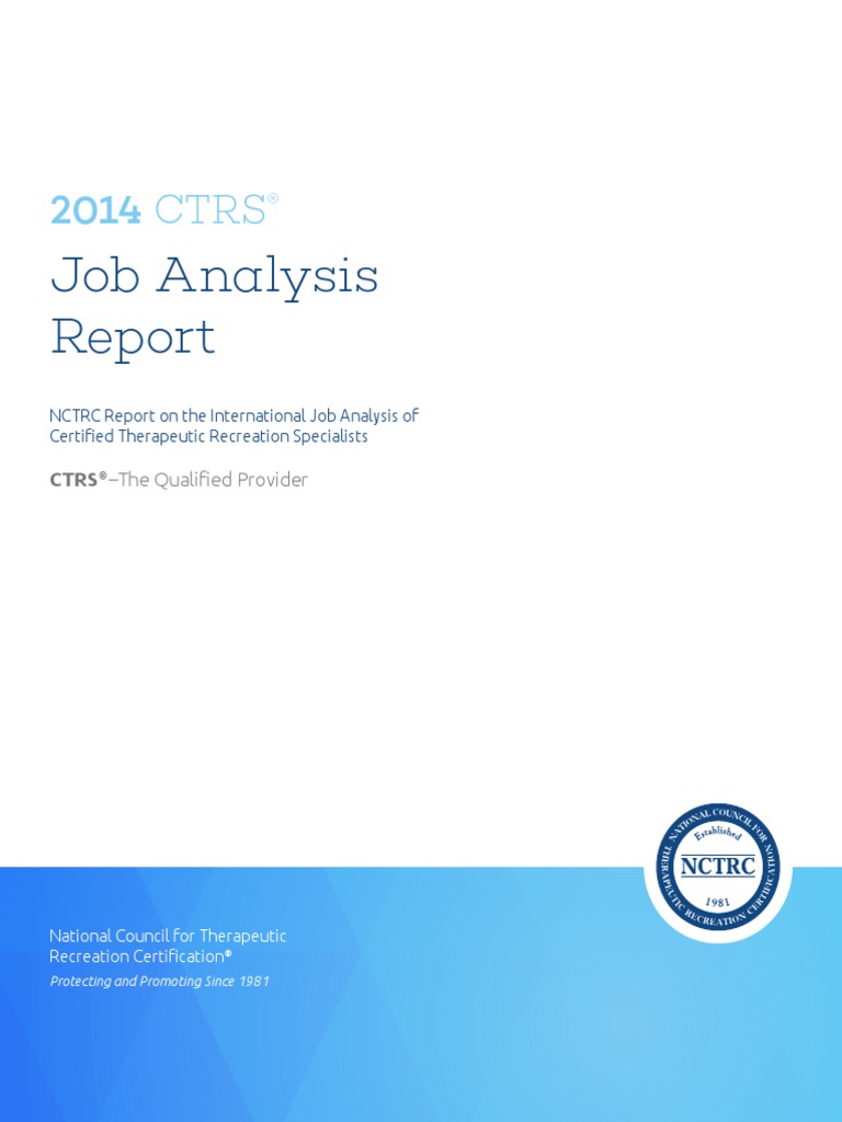 Jobanalysisreport | PDF | Educational Assessment | Test (Assessment)