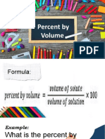 Percent by Volume