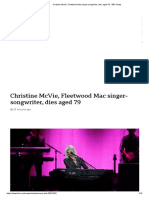 Christine McVie, Fleetwood Mac Singer-Songwriter, Dies Aged 79 - BBC News
