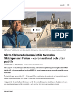 Sista Förberedelserna Inför Svenska Skidspelen I Falun - Coronasäkrat Och Utan Publik - SVT Nyheter