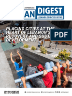 Colocar Las Ciudades en El Corazón de La Recuperación Futura y El Desarrollo Sostenible Del Líbano