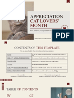 Appreciation Cat Lovers' Month by Slidesgo