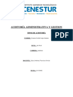 Mapa Conceptual Auditoría Administrativa y de Gestion