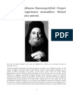 Gheronda Emilianos Simonopetritul - Despre Canonul Şi Rugăciunea Monahilor - Sfaturi Valabile Şi Pentru Mireni