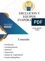 Ebullicion y Tipos de Evaporadores