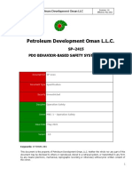 SP-2415 PDO Behavior Based Safety System