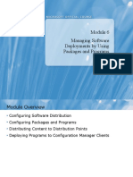 Managing Software Deployments by Using Packages and Programs