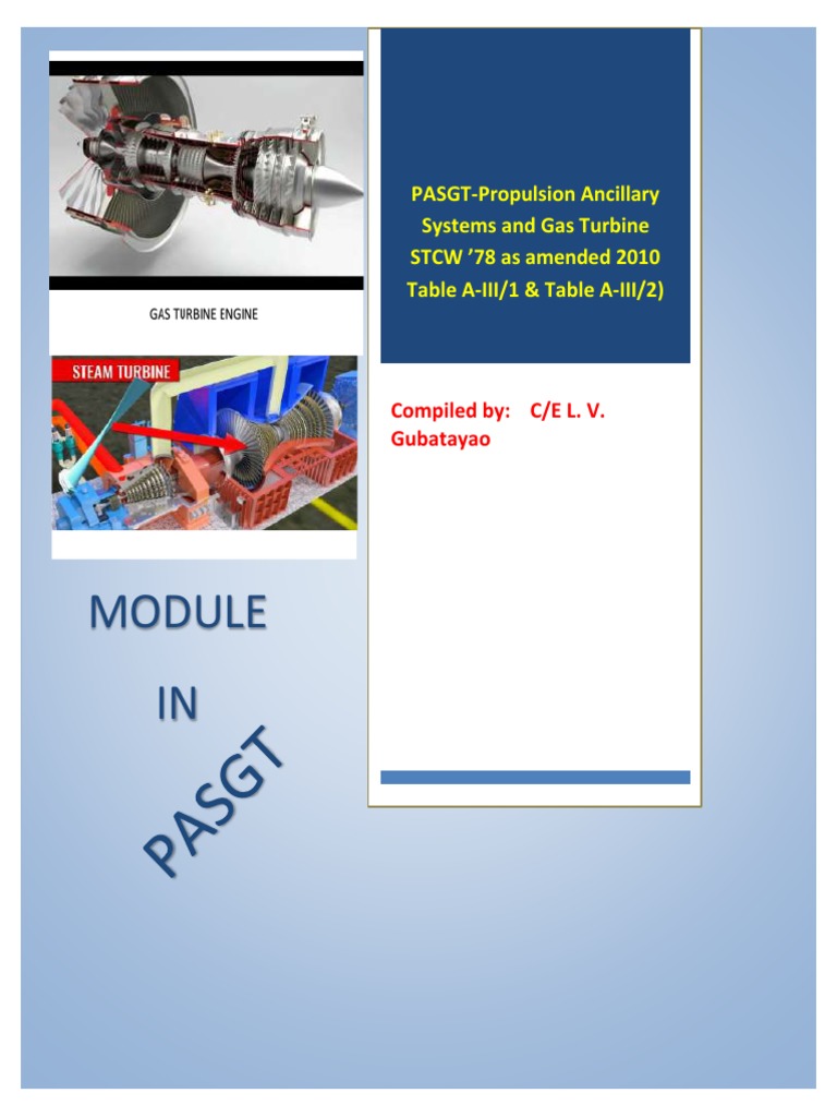 Operation and Components of Marine Gas Turbines | PDF | Jet Engine ...