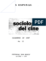 Cuadernos de Cine 12, Luis Espinal - Sociología Del Cine