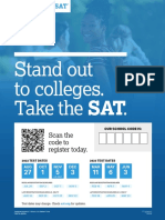 Sat Test Dates Poster