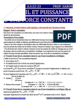 1bac Resume Travail Et Puissance