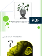 Para Formular El Proyecto