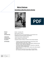 2017 - Mário Pedrosa de La Naturaleza Afectiva de La Forma - Museo Nacional de Arte Reina Sofía