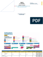 Calendar of Activities English II