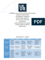 Matriz Impacto - Aspecto