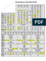 Teacher Allocation (2021-2022) (20-08-2021)