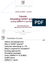 Tutorial Simulating VANET and ITS Using