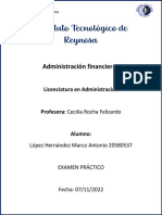 Instituto Tecnológico de Reynosa: Administración Financiera I