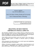 PPT-Drafting, Pleadings & Conveyancing - Unit-1