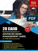 Advanced Bank Management Questions and Solutions