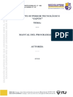 Manual Del Programador