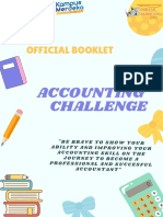BOOKLET ACCOUNTING CHALLENGE