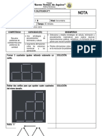 PRÁCTICA N°1 1RO RAZ MAT PROBLEMAS CON CERILLOS