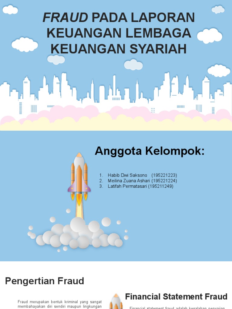 Kelompok 8 - Fraud Dalam Laporan Keuangan Lembaga Keuangan Syariah | PDF