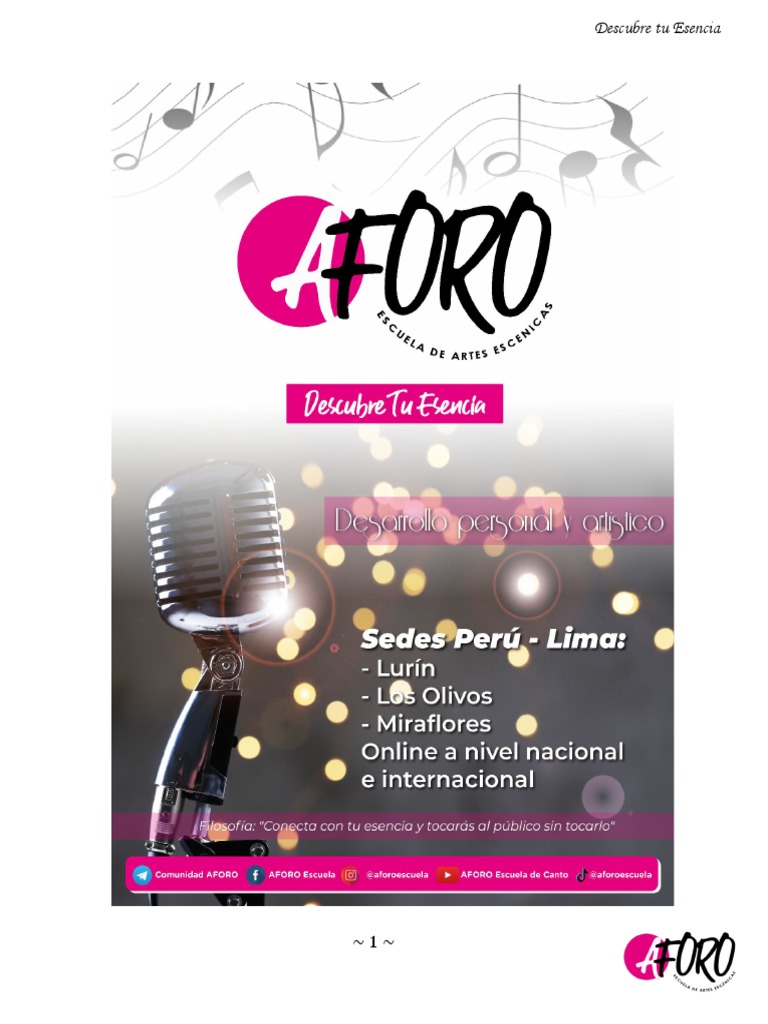 Curso de Canto Online: Descubre tu Voz | PDF | Artes del Lenguaje y ...