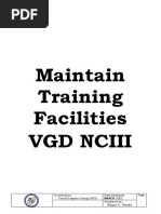 March Maintain Training Facilities