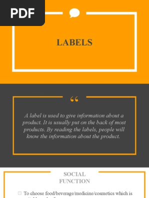 Labels