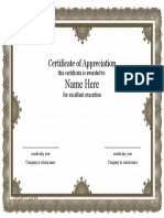 Certificate Templates For Word6